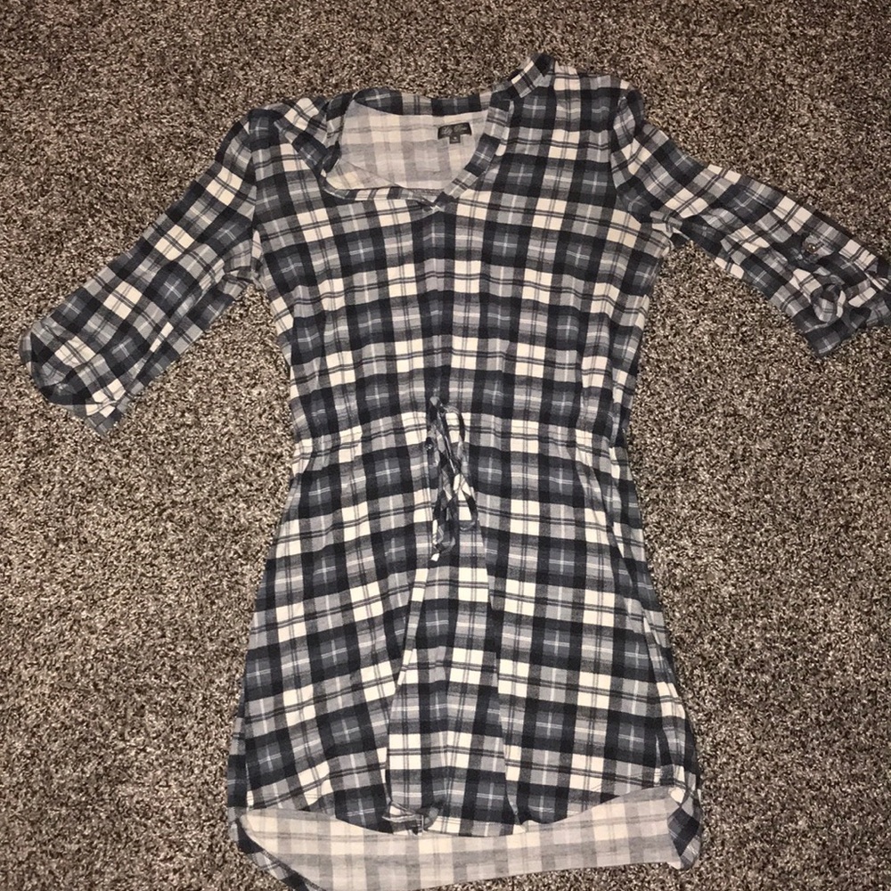 Plad dress size Medium